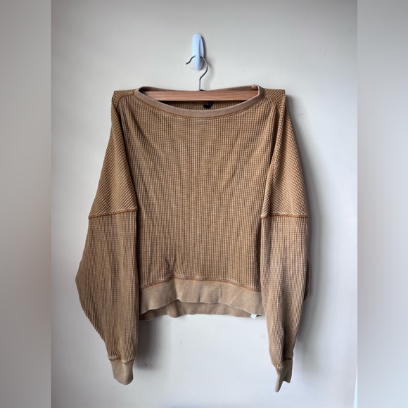 Urban Outfitters Tops - Urban Outfitters Waffle Knit Long Sleeve Shirt NWOT Size Large